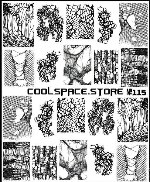 Слайдери CoolSpace №115 "Чорна сітка" 2704 фото