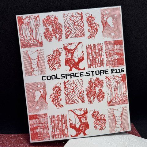 Слайдери CoolSpace №116 "Червона сітка" 2705 фото