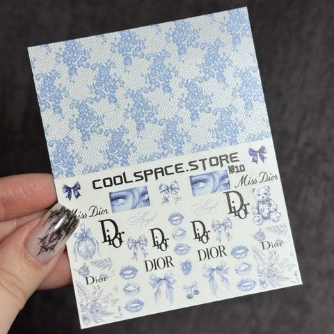 Слайдери CoolSpace №10 "Блакитне мереживо" 2133 фото