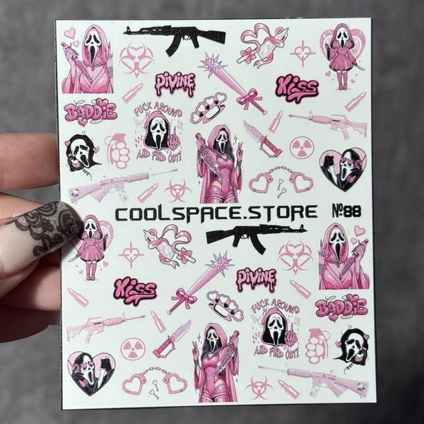 Слайдери CoolSpace №88 "Pink Scream & Weapon Aesthetics" 2677 фото