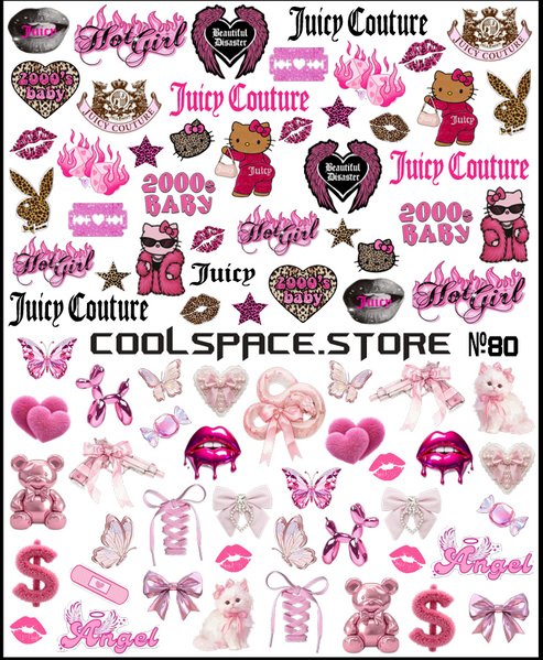 Слайдери CoolSpace №80 "Y2K Glam & Pink Coquette" 2669 фото