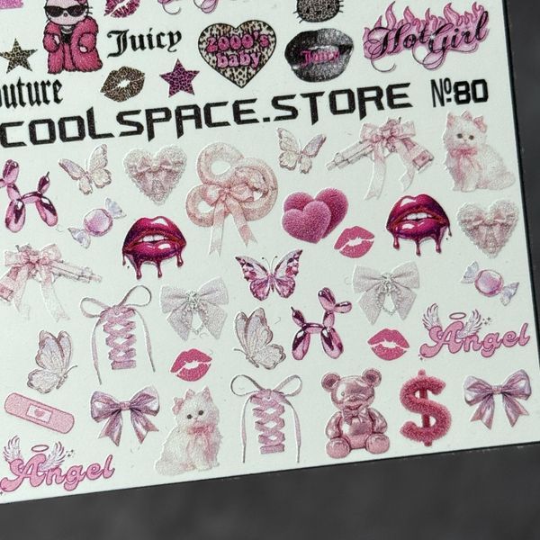 Слайдери CoolSpace №80 "Y2K Glam & Pink Coquette" 2669 фото