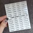 Слайдери CoolSpace №26 "Написи" чорні