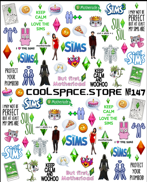 Слайдери CoolSpace №147 "The Sims" 2734 фото