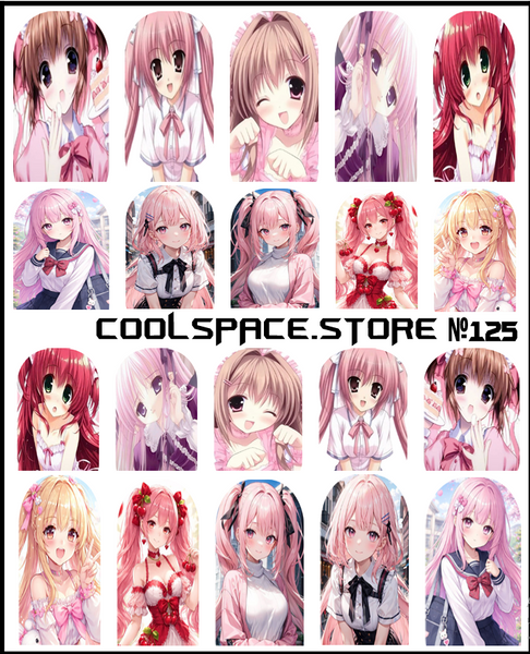Слайдери CoolSpace №125 "Аніме дівчата" 2714 фото