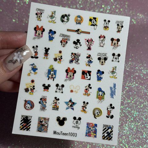 Наклейки для нігтів MouTeen1003 "Mickey & Friends Gallery" 2039 фото
