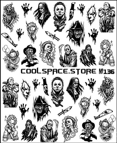 Слайдери CoolSpace №136 "Halloween Horrors" 2726 фото