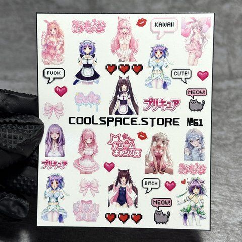 Слайдери CoolSpace №61 "Pixel Kawaii Babes" 2449 фото