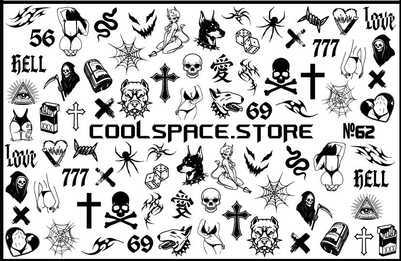 Слайдери CoolSpace №62 "Street Ink Mini" 2450 фото
