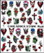 Слайдери CoolSpace №113 "Gothic Skulls & Roses" 2702 фото 2